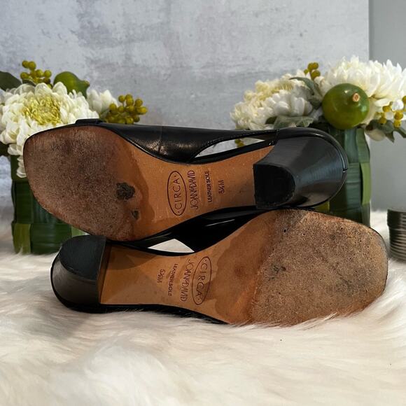 Circa Joan & David Career Peep Toe Cut Out High Heeled Pumps 5.5 - Picture 9 of 14